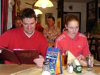 Nach dem Training hat man Hunger